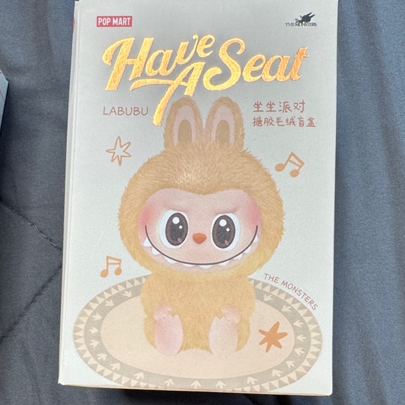 POP MART Other - Have A Seat Labubu (DaDa/pink)